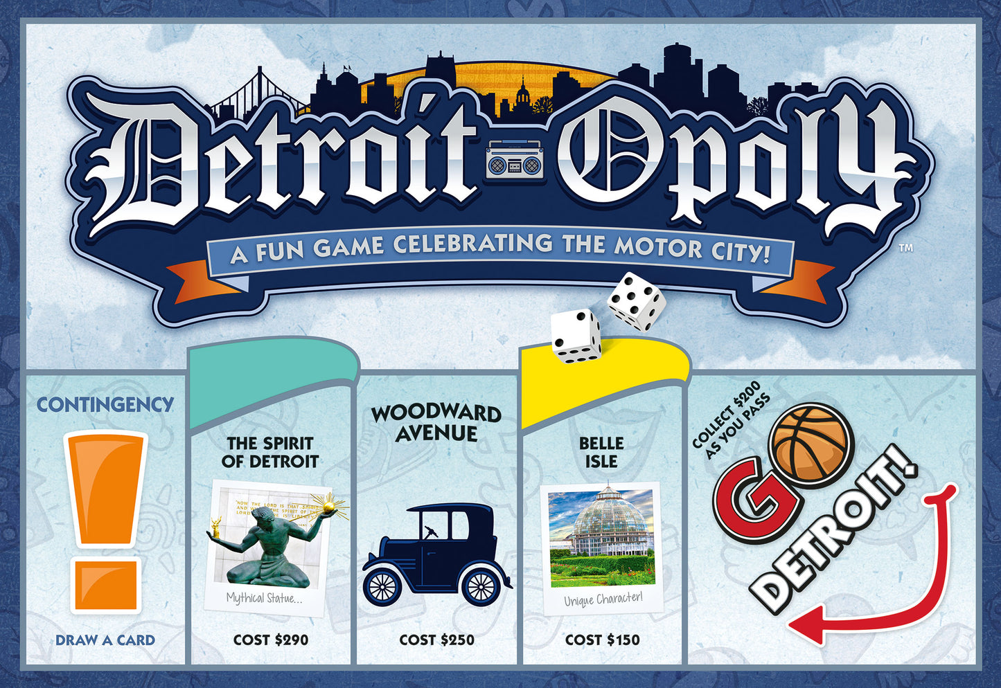 Detroit-Opoly Family Fun Pack ***** AVAILABLE NOW