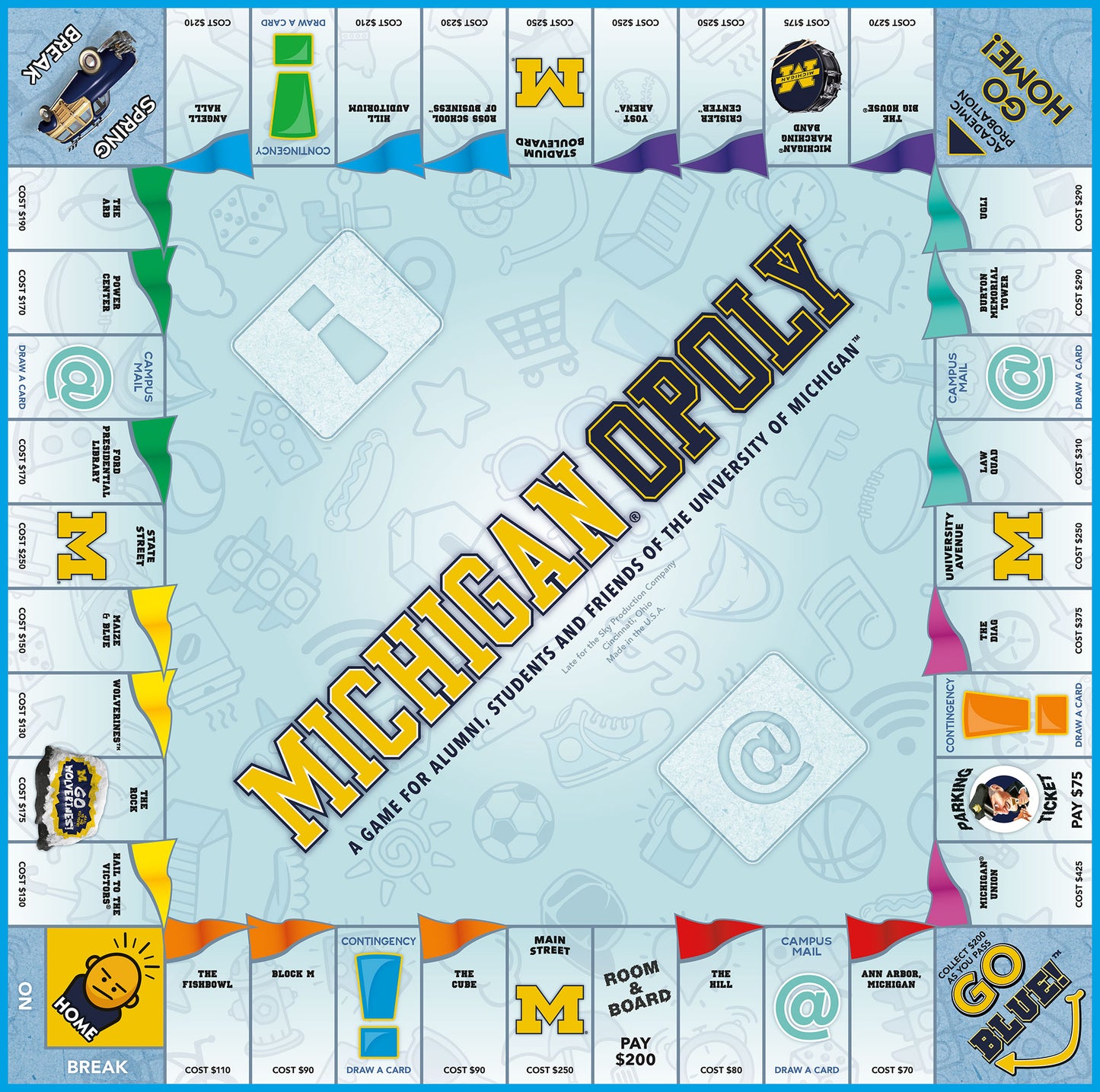 U of M - Michigan-Opoly Flava Pack ***** AVAILABLE NOW