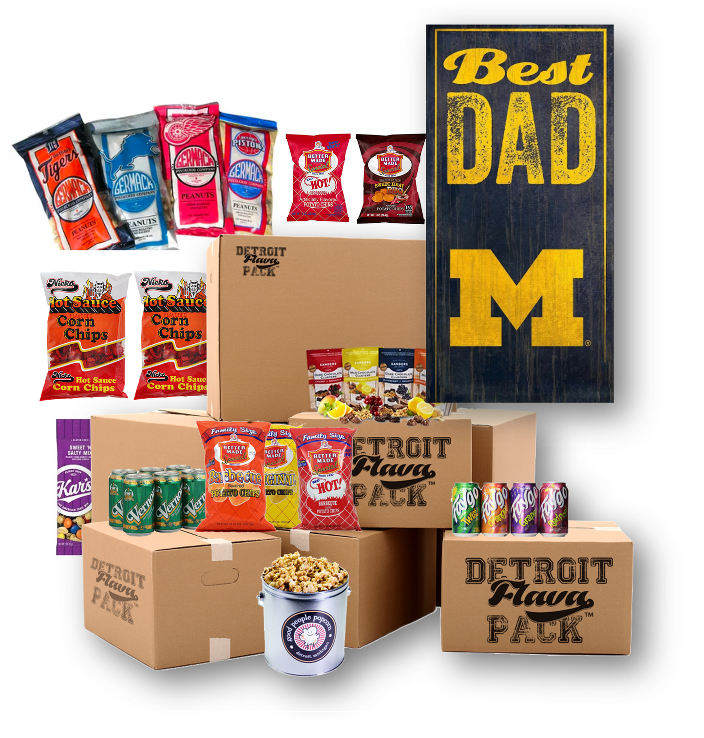 University of Michigan Best Dad Sign Pack
