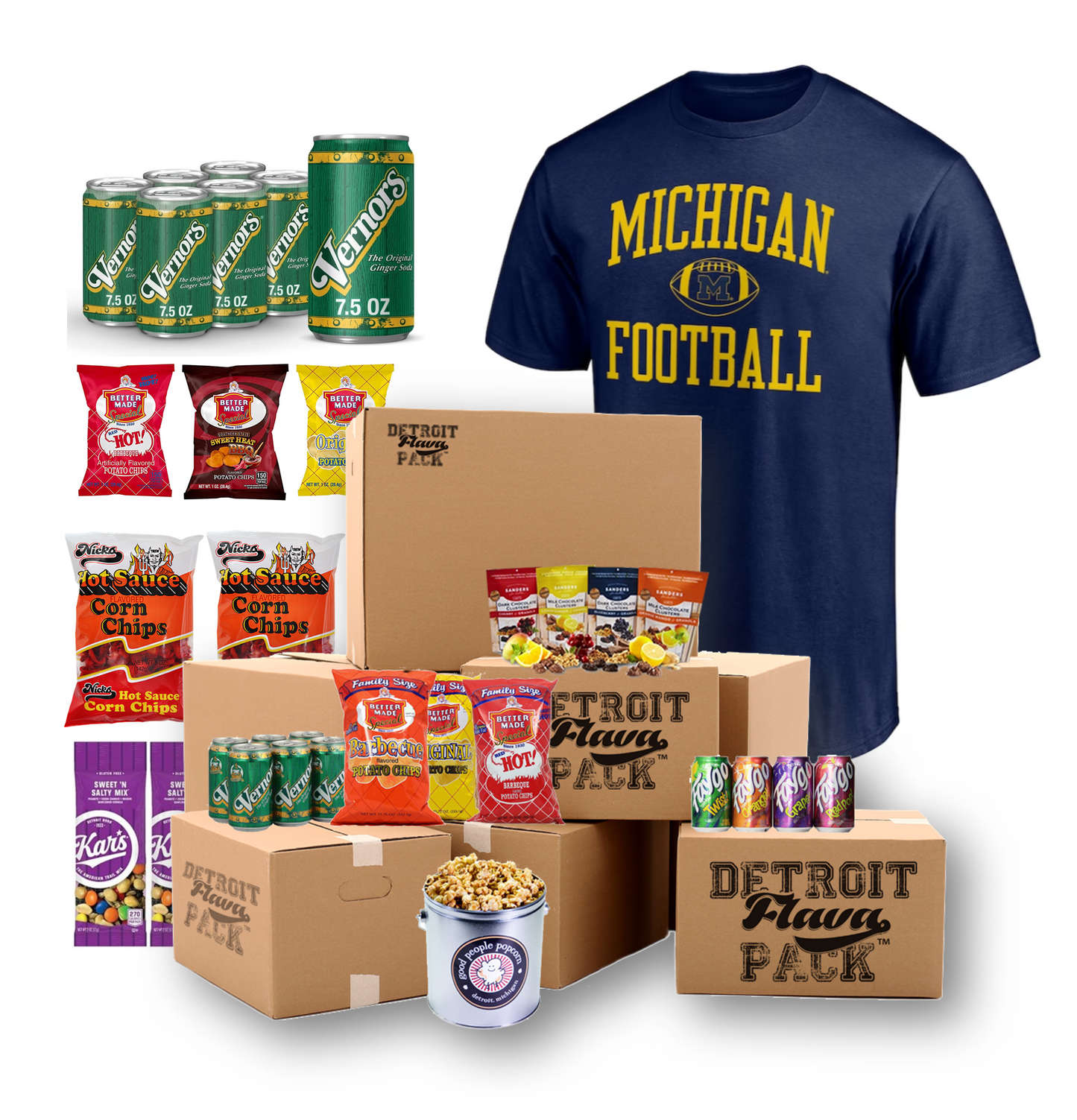 Michigan Wolverines Football T-shirt Pack