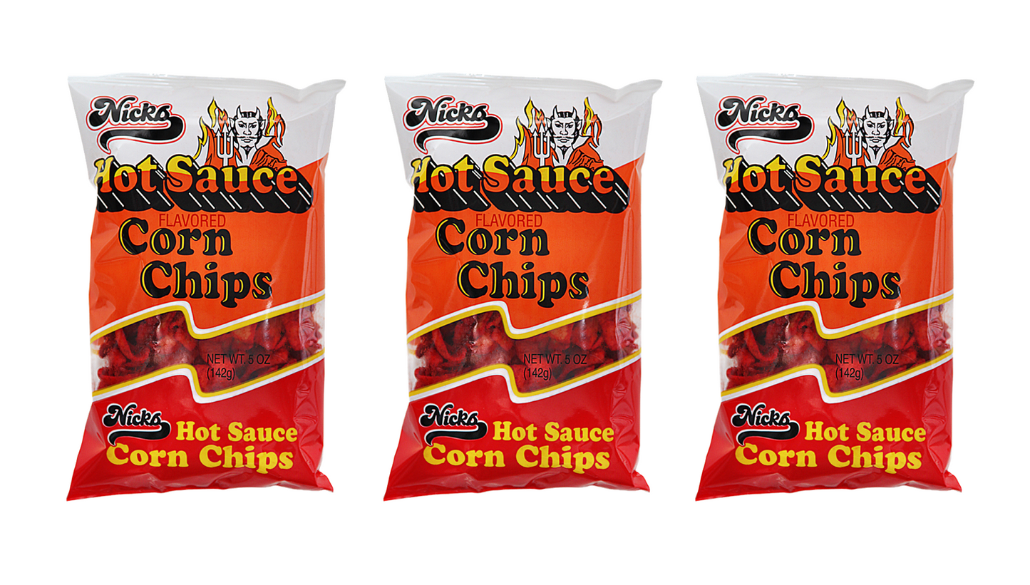 Three Nicks Hot Sauce Corn Chips