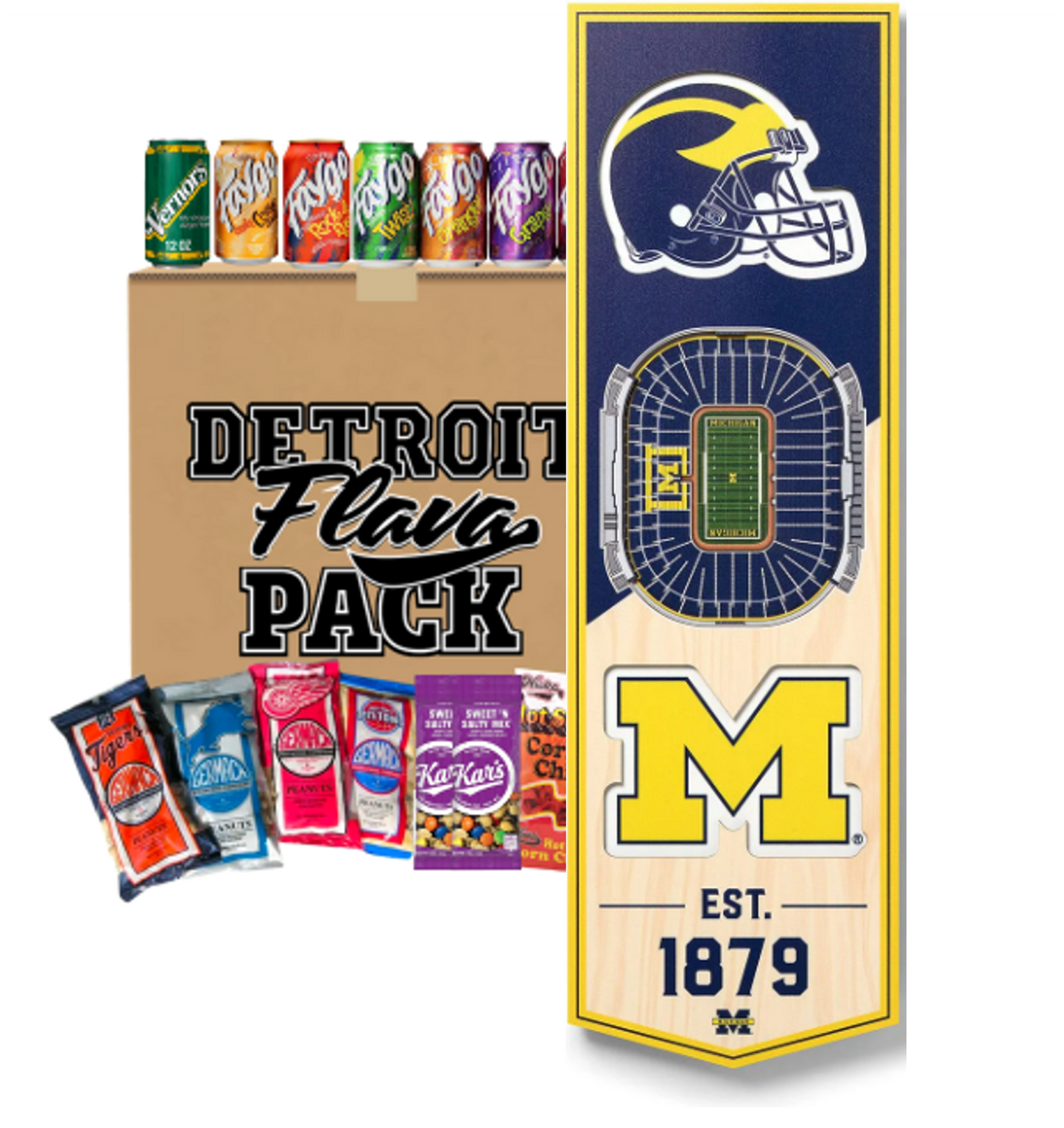 University of Michigan 3D Stadium Sign Pack