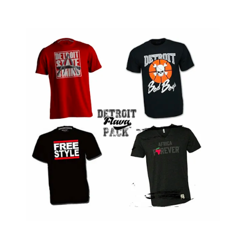 Detroit Team T Shirt Bundle