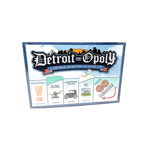 Detroit-Opoly Family Fun Board Game