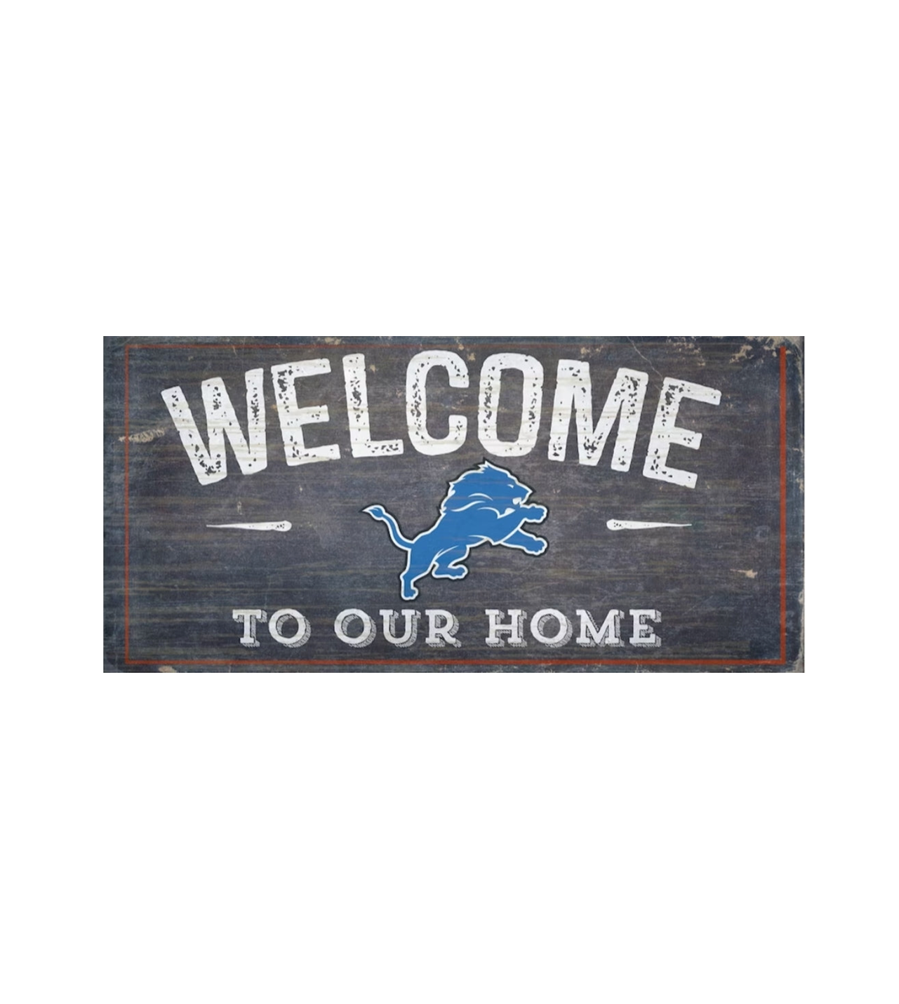 Detroit Lions Welcome to Our Home Sign Pack