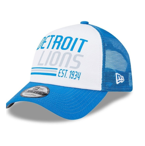 Detroit Lions A-Frame Trucker Adjustable Hat