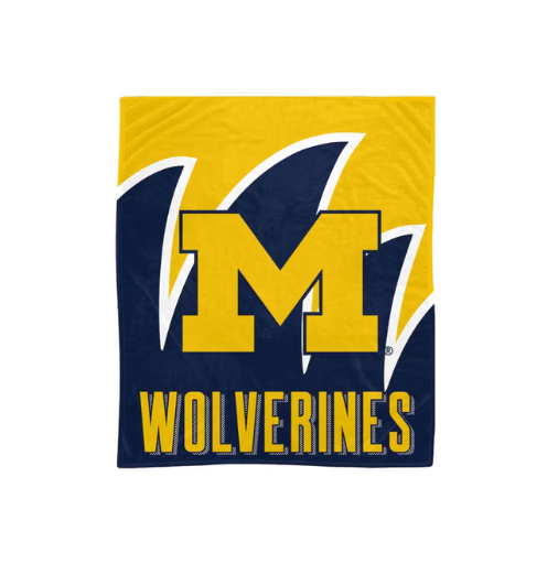 Michigan Wolverines Fan Blanket