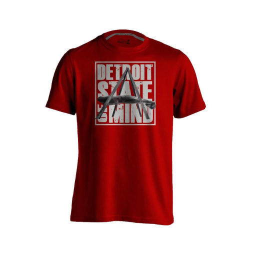 Red Detroit State of Mind T-Shirt