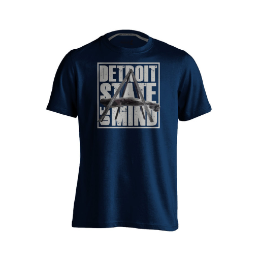Navy Blue Detroit State of Mind T-Shirt