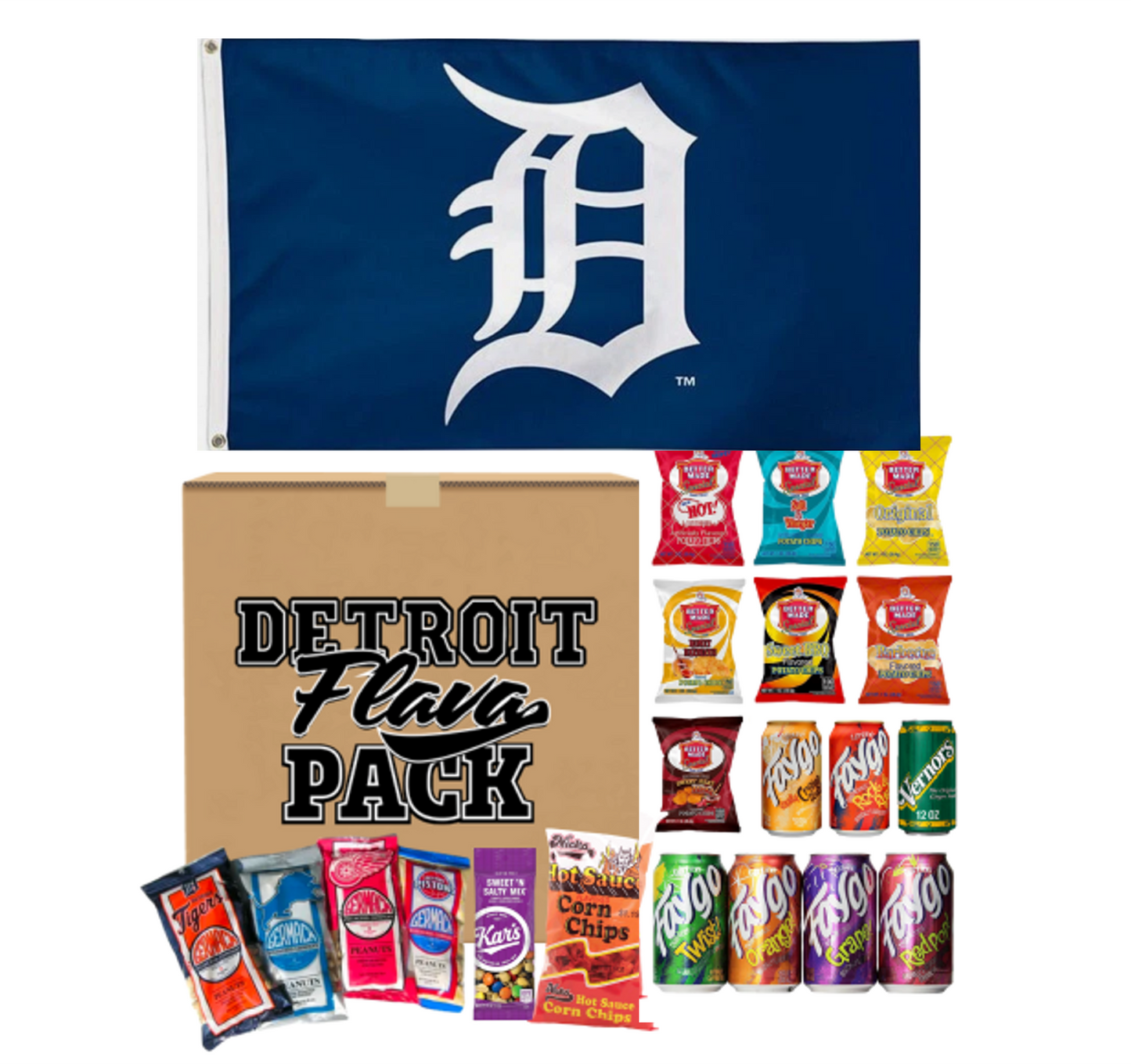 Detroit Tigers Banner Flava Pack