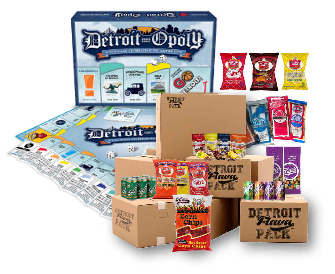 Detroit Snacks Detroit Flava Pack | Homegrown Detroit Snacks | We Ship Worldwide