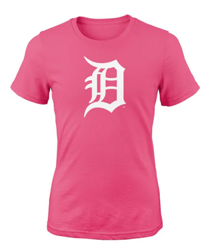 Detroit Tigers Youth Pink T-shirt Pack