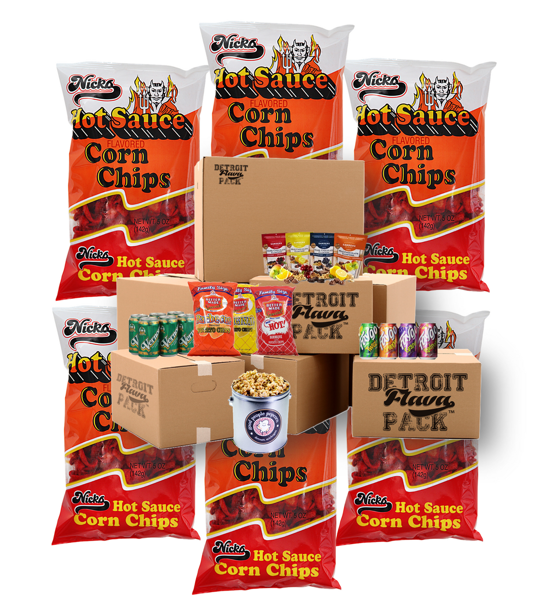 Detroit Snacks Detroit Flava Pack | Homegrown Detroit Snacks | We Ship Worldwide