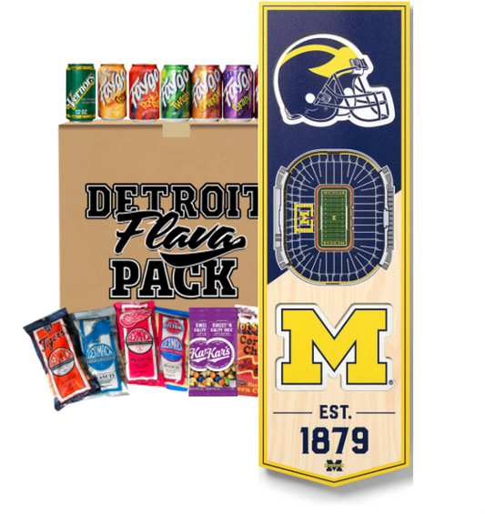 University of Michigan 3D Stadium Sign Pack