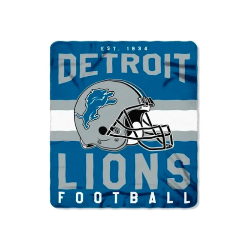 Detroit Football Throw Blanket