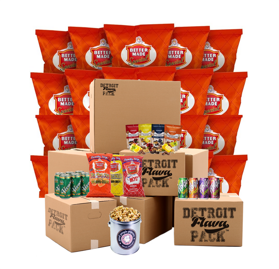 Detroit Snacks Detroit Flava Pack | Homegrown Detroit Snacks | We Ship Worldwide