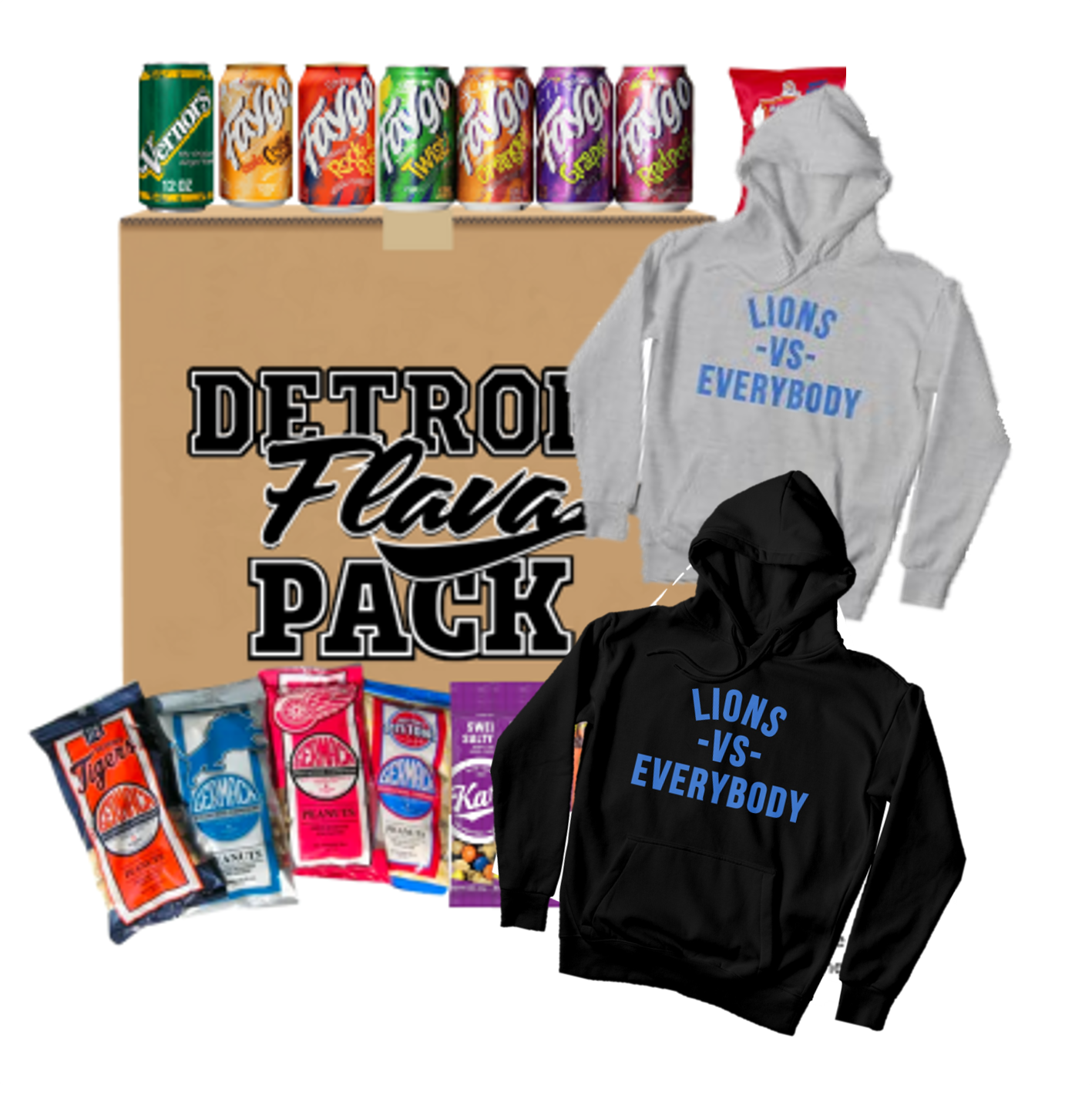 Couples Pack: LIONS VS EVERYBODY® Two Hoodie Flava Pack