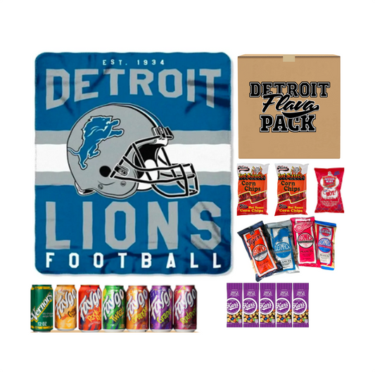 Detroit Lions Football Blanket Pack