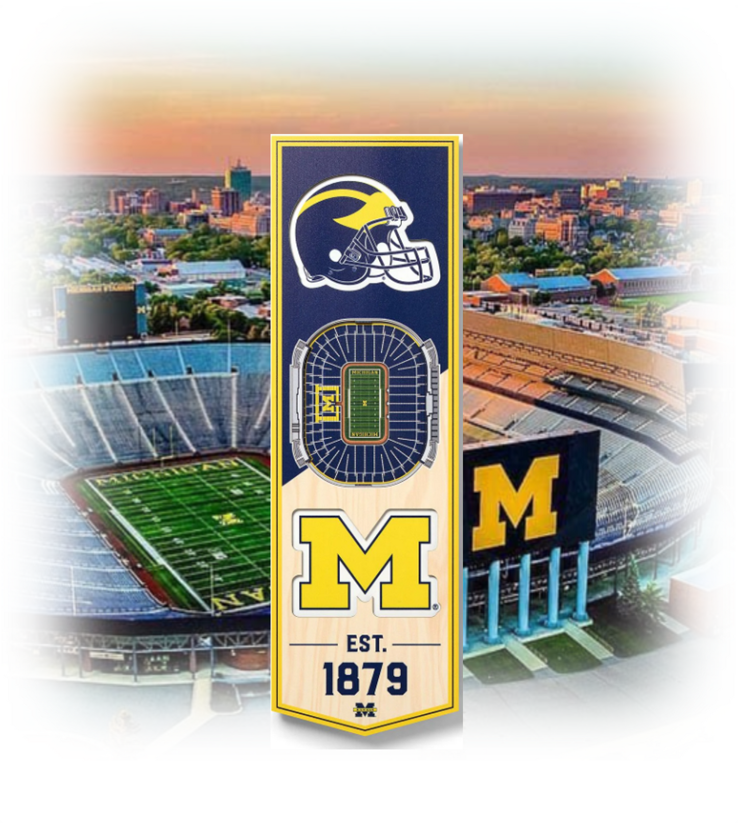 University of Michigan 3D Stadium Sign