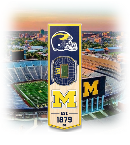 University of Michigan 3D Stadium Sign