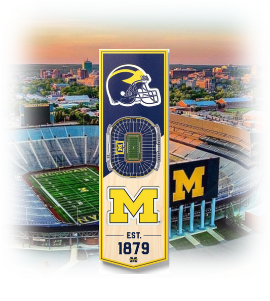 University of Michigan 3D Stadium Sign
