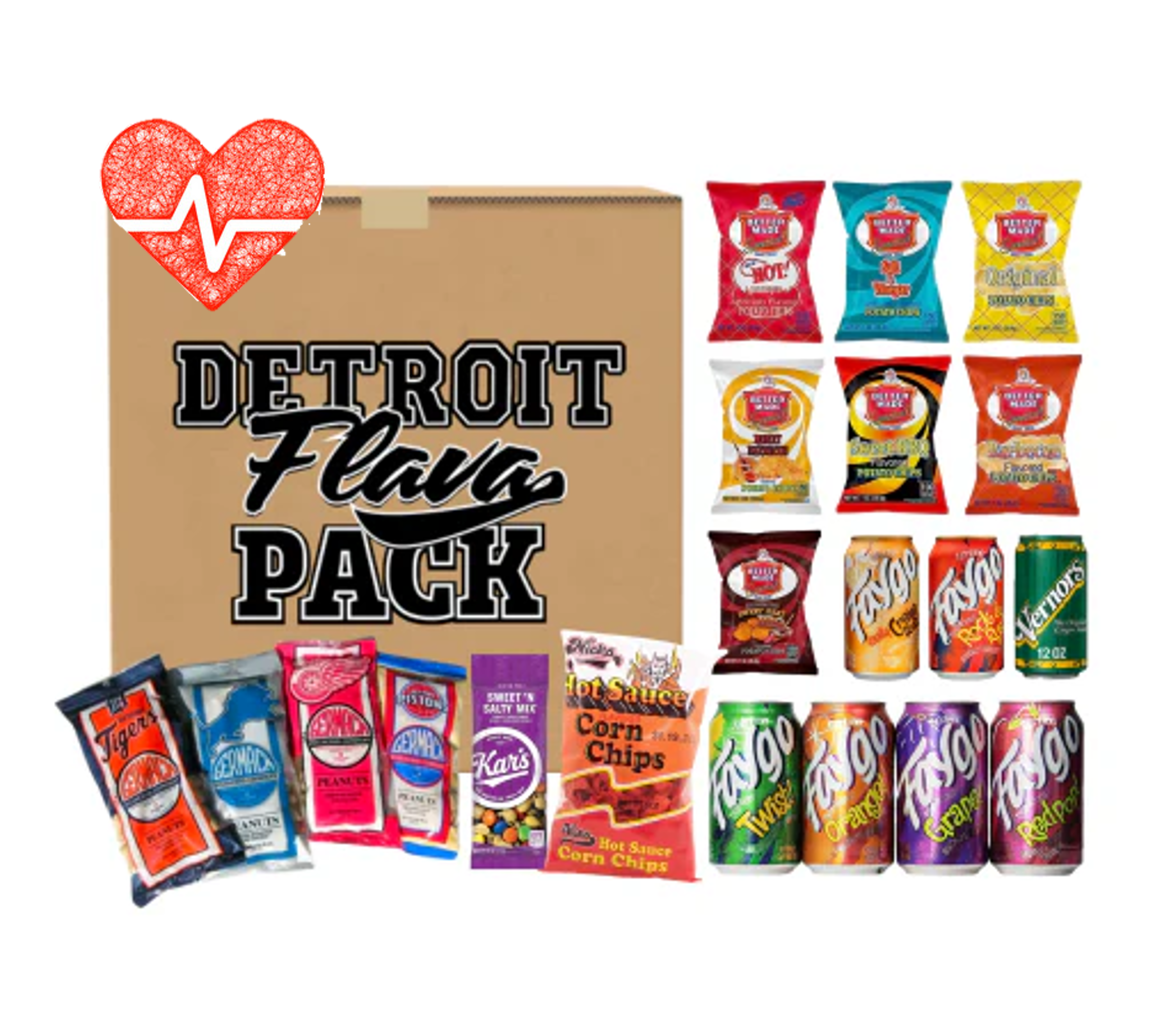 Detroit Snacks Detroit Flava Diet Pop Pack – Detroit Flava Pack