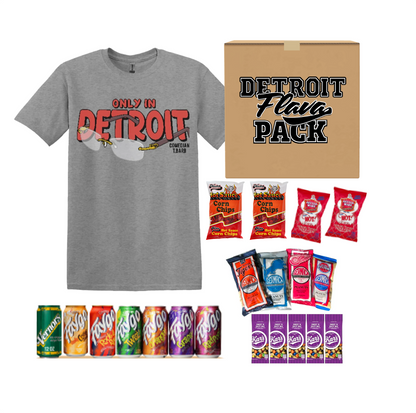 Only in Detroit “Buffed Up” T-shirt Flava Pack