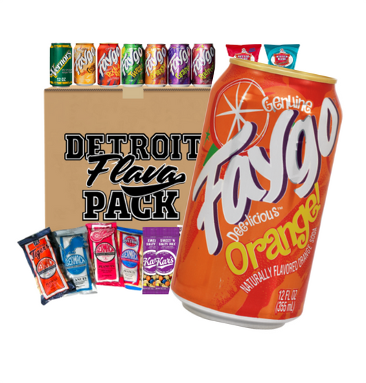 Detroit Orange Faygo Flava Pack