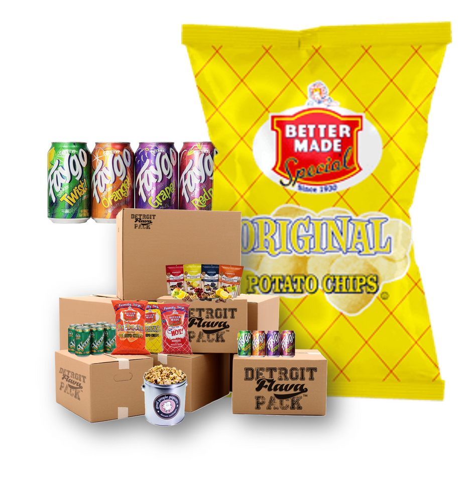 Detroit Snacks Detroit Flava Pack | Homegrown Detroit Snacks | We Ship Worldwide
