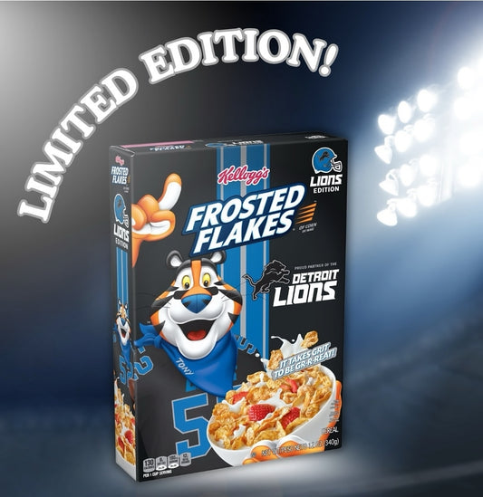 DETROIT LIONS FROSTED FLAKES