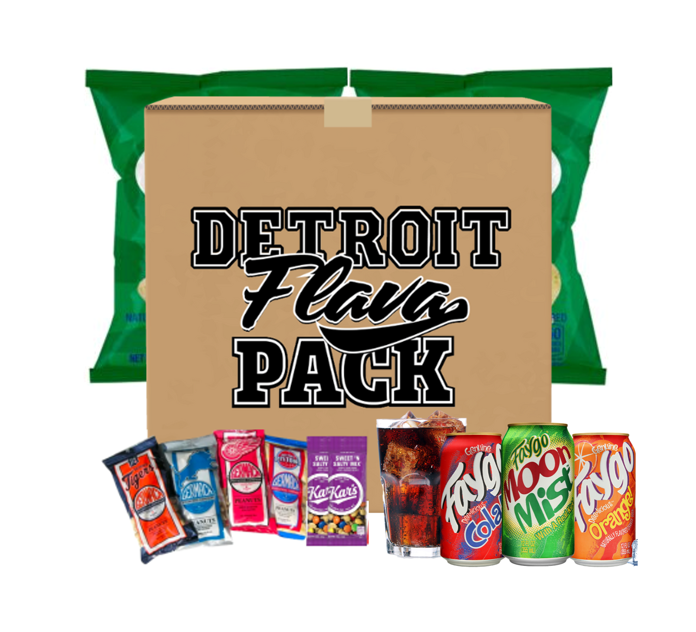Detroit Snacks Detroit Sour Cream & Onion Chips Flava Pack – Detroit Flava Pack