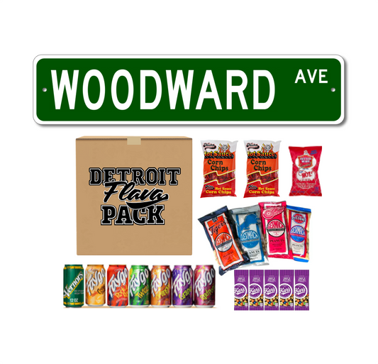 Woodward Ave Street Sign Flava Pack