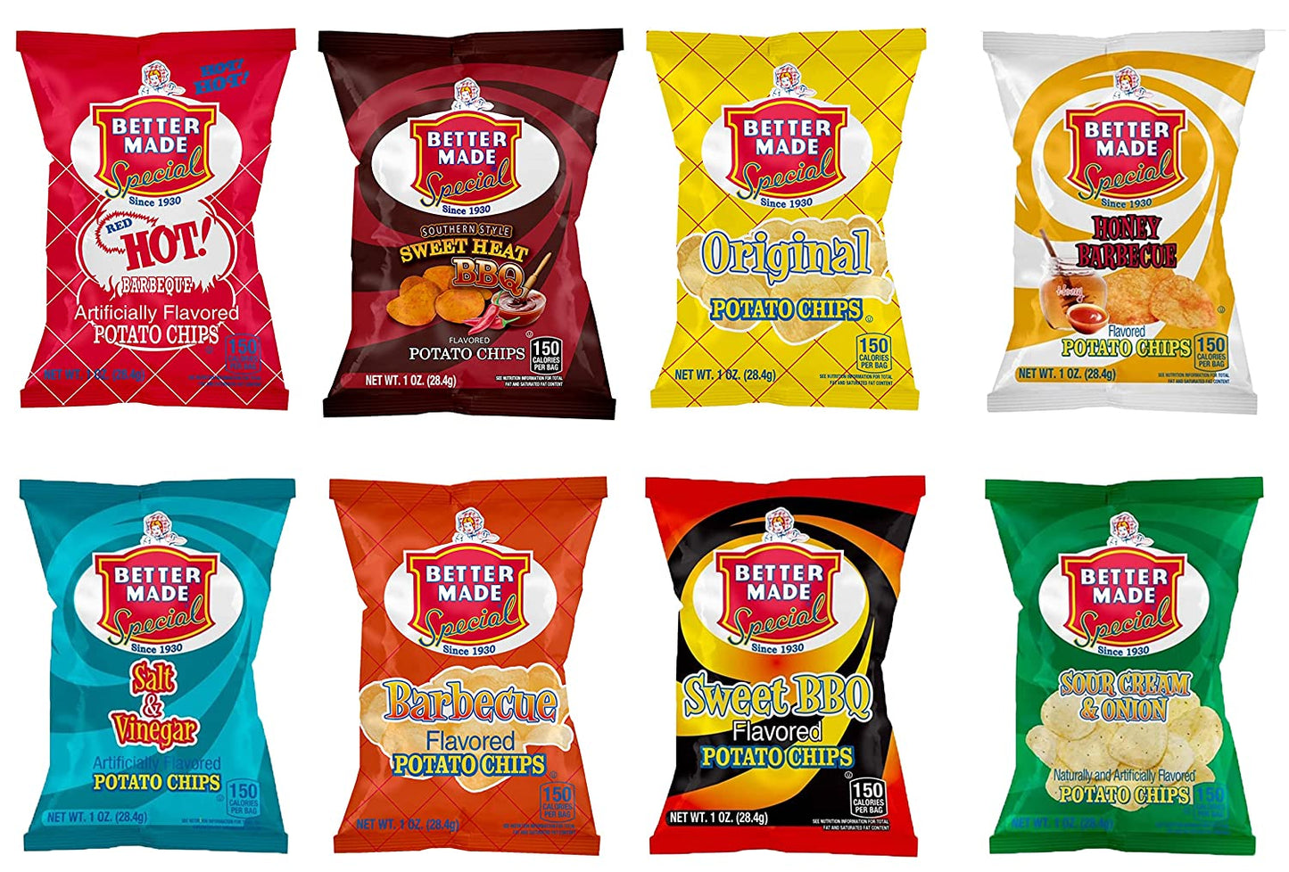 Better Made or Nick's Chips Flava Pack